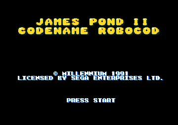 James Pond II (Japan, Korea) screen shot title